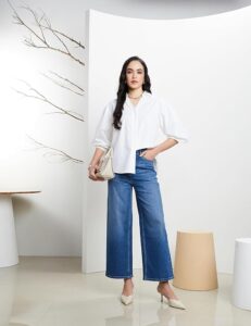 Women Oversized Smart Casual Cotton Shirt