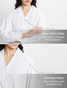 Women Oversized Smart Casual Cotton Shirt