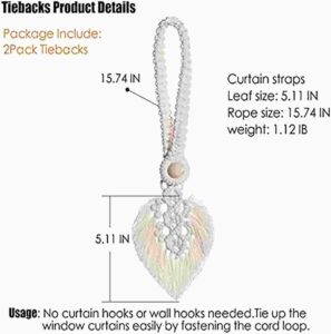 Amazon Woven Elegance Curtain Holdbacks