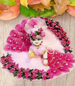 Amazon Sk Ladu Gopal Pink Designer Dress