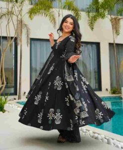 Amazon KLOSIA Women Printed Anarkali Kurta
