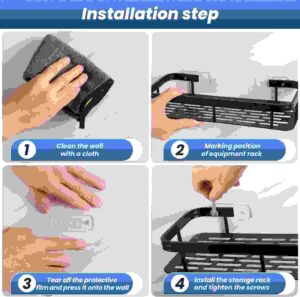 Amazon Misamo Bathroom Wall Organizer