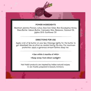 Amazon Nat Habit Beetroot Glow Lip Butter