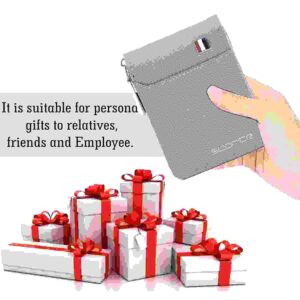 Storite Grey PU Leather Card Holder