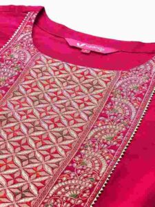 Amazon Varanga Brocade Gota Kurta Set