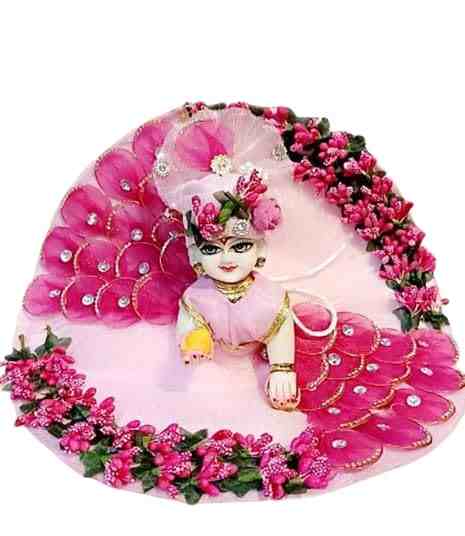 Amazon SK Laddu Gopal Pink Designer Dress