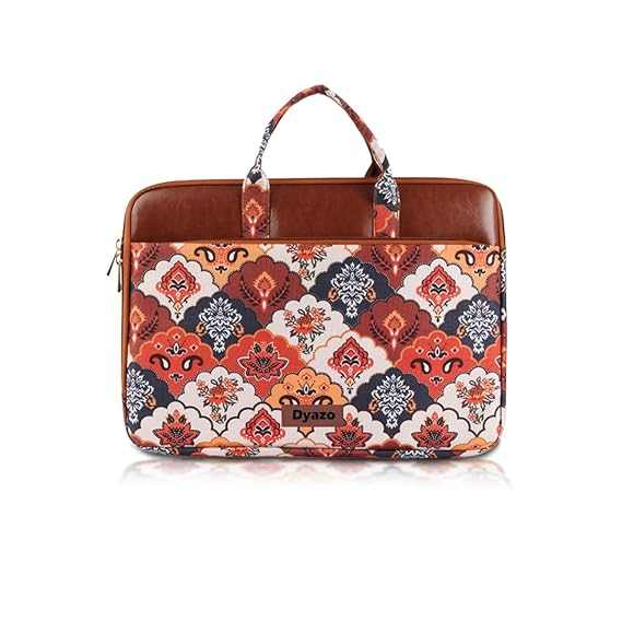 EcoStyle Jute & Vegan Leather Laptop Sleeve