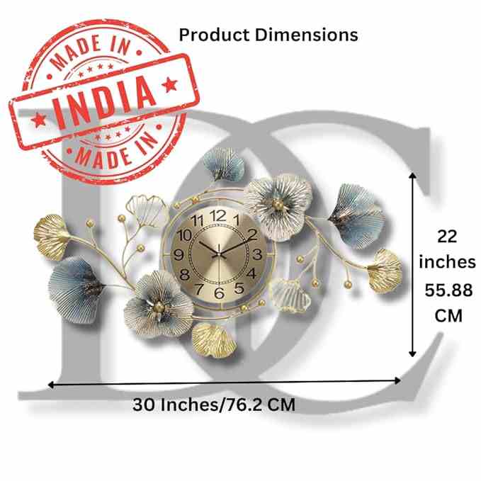 Amazon THE DECOR COMPANY Metal Wall Clock