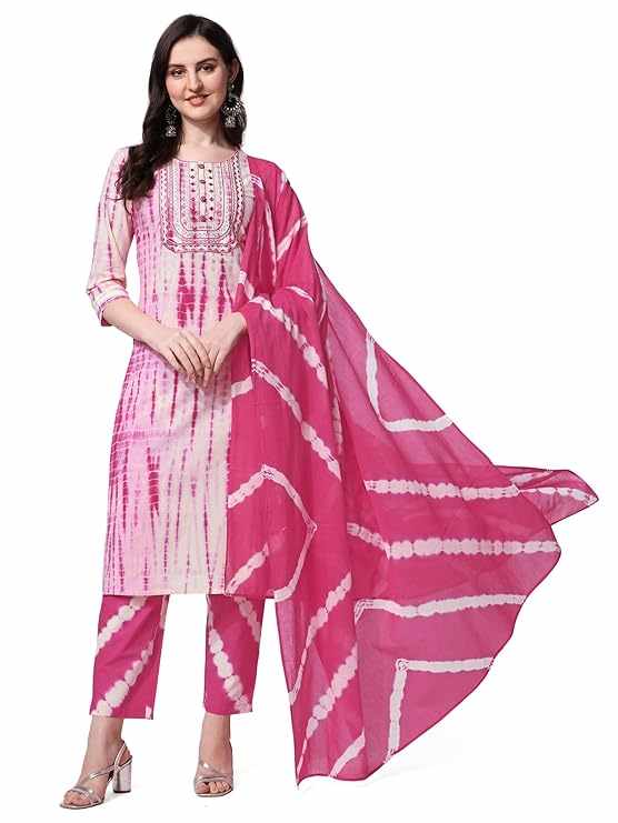 Amazon MIRCHI FASHION Floral Cotton Kurti